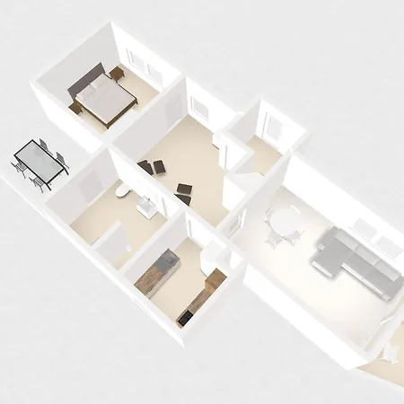 아파트 Ferienapartment Seemoewe Im Haus 