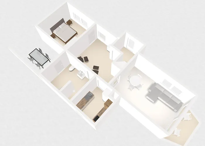 شقة Ferienapartment Seemoewe Im Haus 